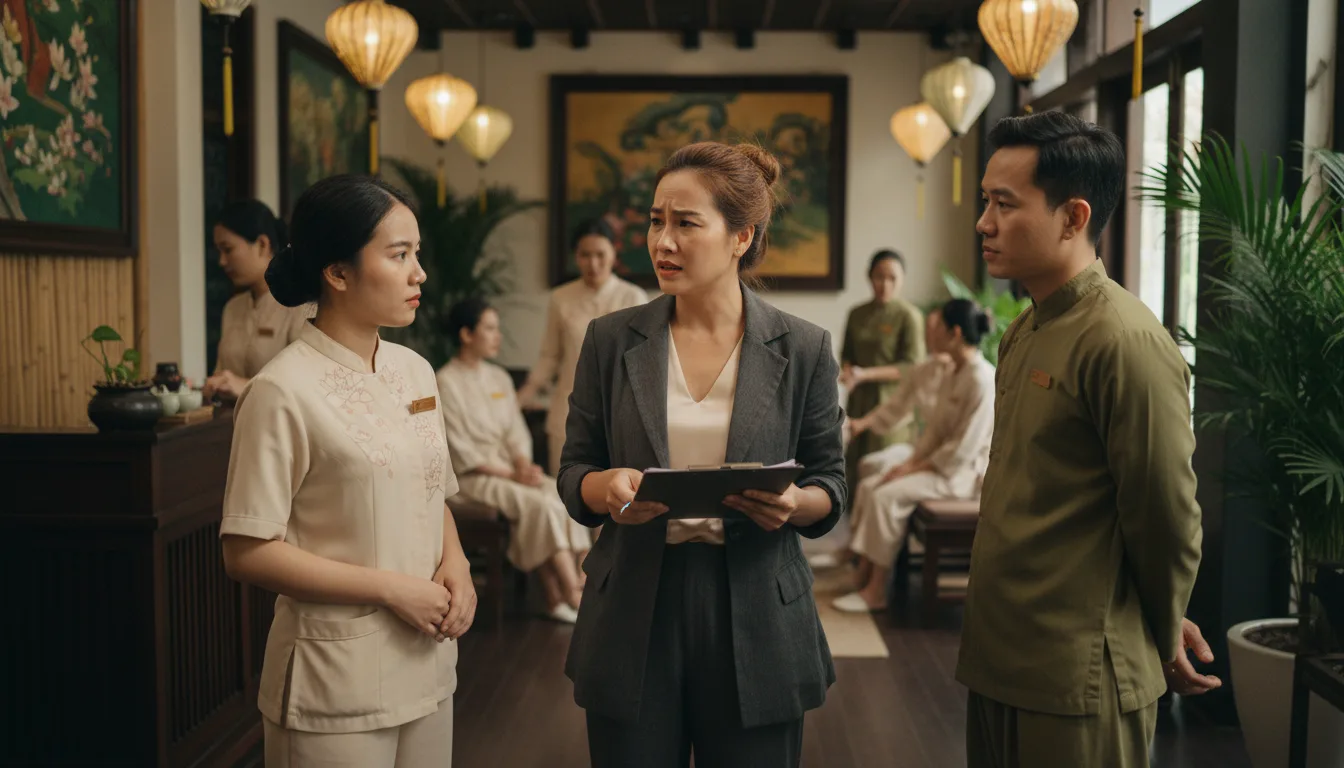 Vẽ sơ đồ tư duy thiết kế quy trình hệ thống marketing spa bài bản trên giấy trước khi áp dụng công cụ.