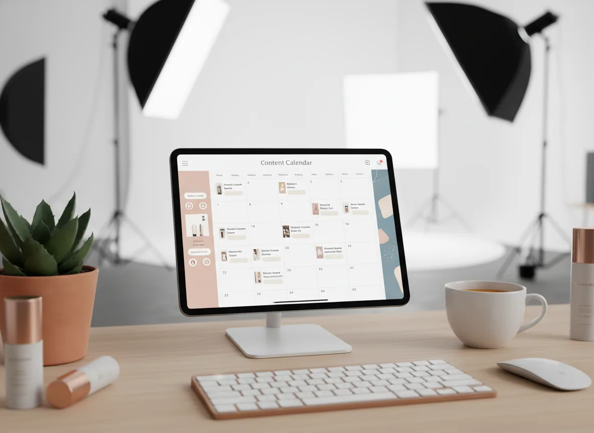 Bảng kế hoạch chi tiết các bước thực hiện content marketing cho spa hiệu quả.