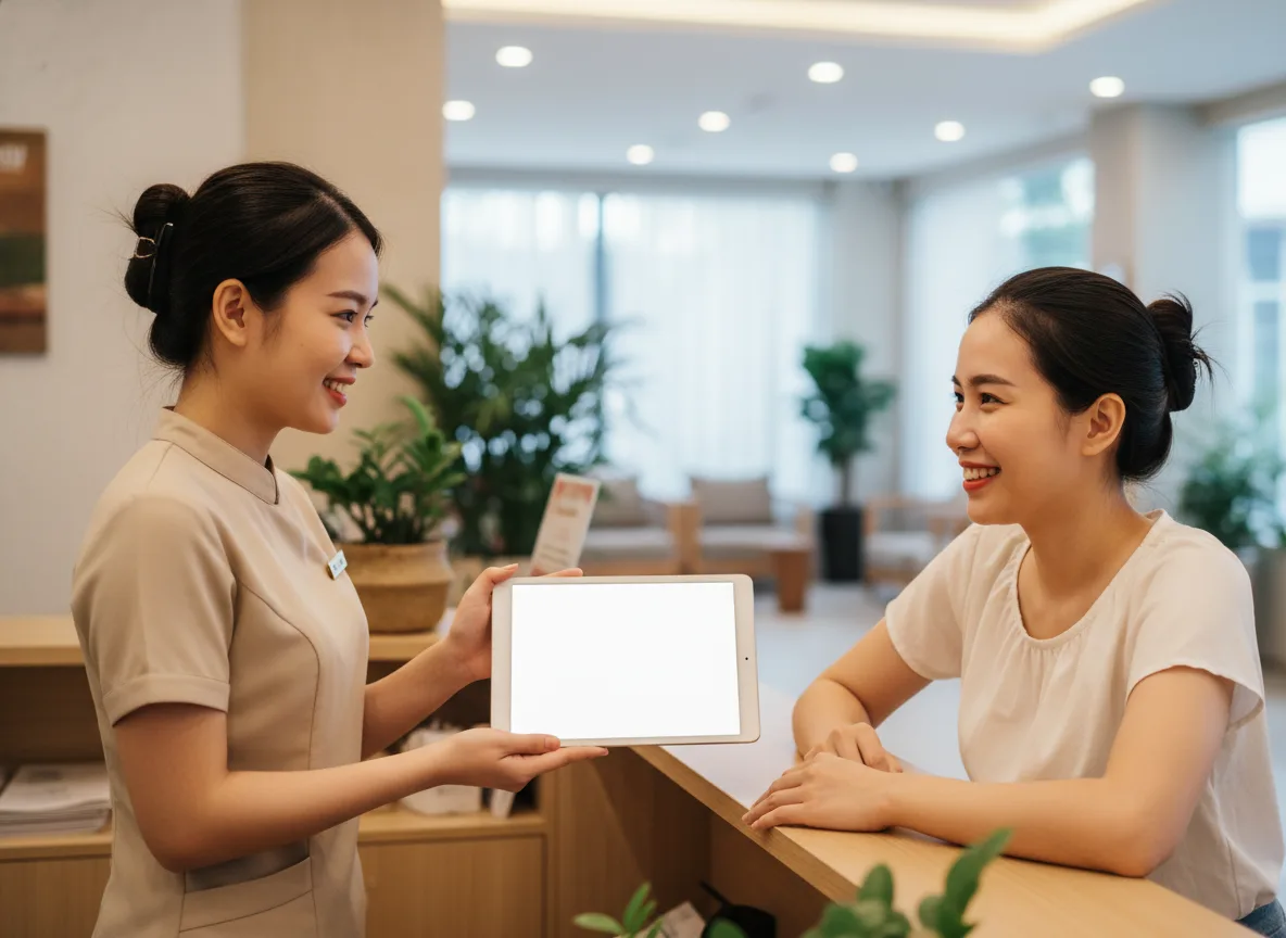 Khách hàng đăng ký trải nghiệm dịch vụ nhờ chiến dịch viết bài quảng cáo spa bằng ai thành công vượt trội.