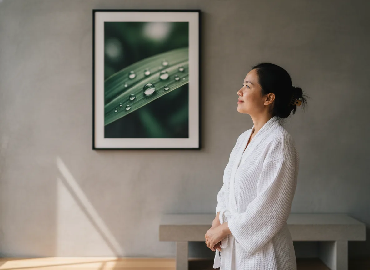 Thành phẩm thiết kế hình ảnh spa sang trọng được ứng dụng vào thực tế không gian