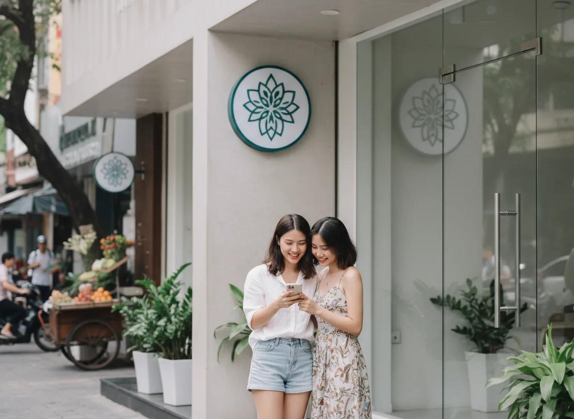 Khách hàng tìm thấy địa chỉ spa nhanh chóng trên bản đồ nhờ giải pháp tự động hóa maps tối ưu.