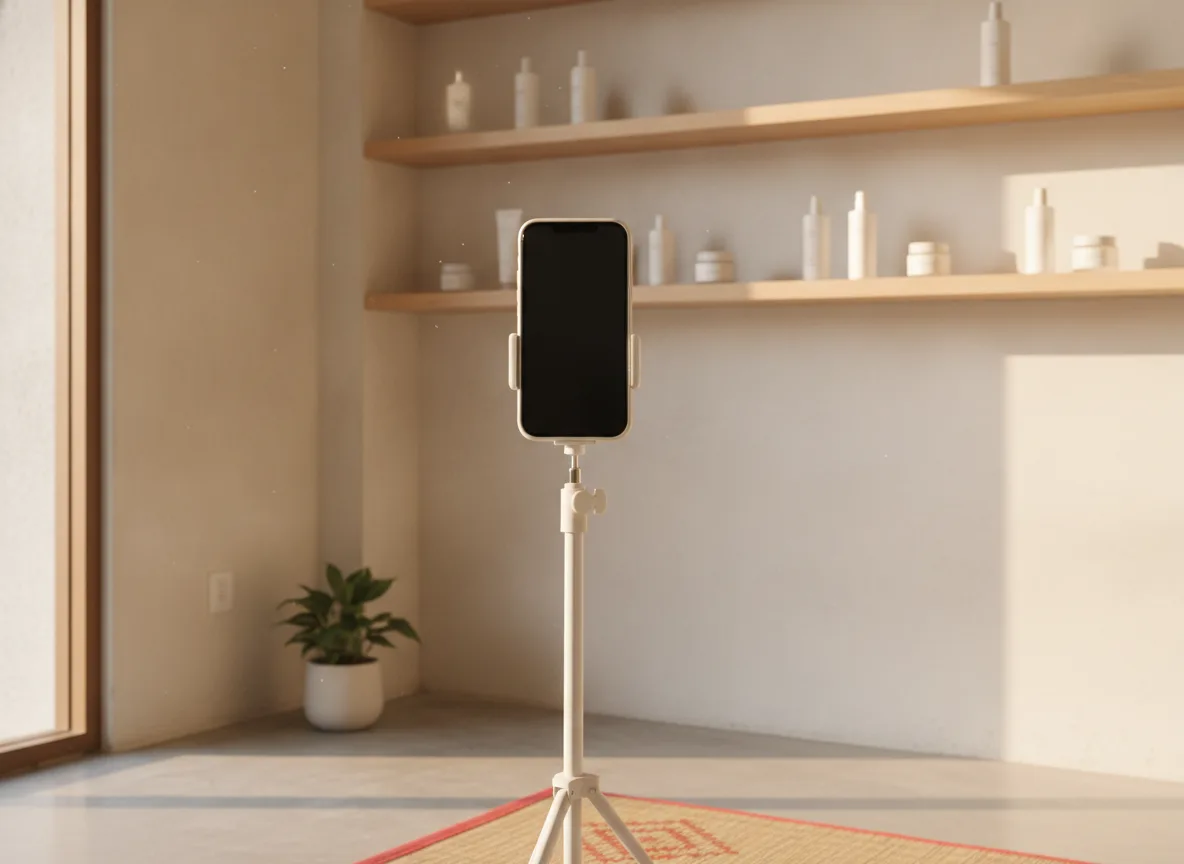 Thiết bị livestream đơn giản nhưng tối ưu cho chiến dịch AI Livestream Spa