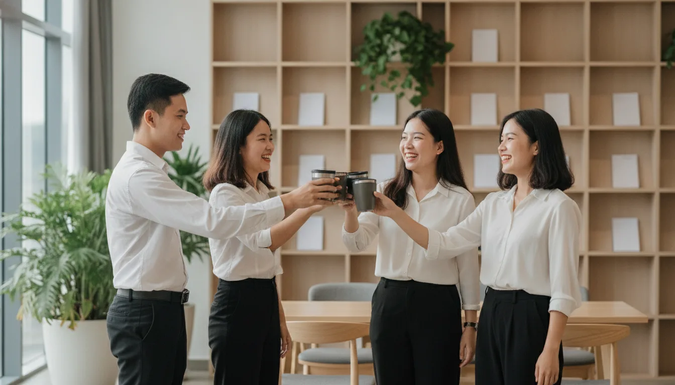 Đội ngũ chuyên gia Việt Nam rạng rỡ đồng lòng cam kết đồng hành cùng chiến dịch SEO Local Spa.