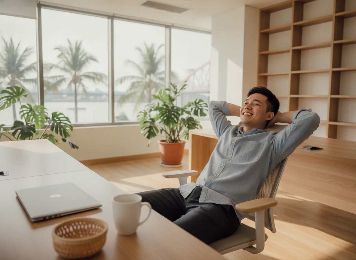 Nhà tiếp thị số Việt Nam vui vẻ vận hành hệ thống kịch bản Messaging AI Sales thành công cho doanh nghiệp.