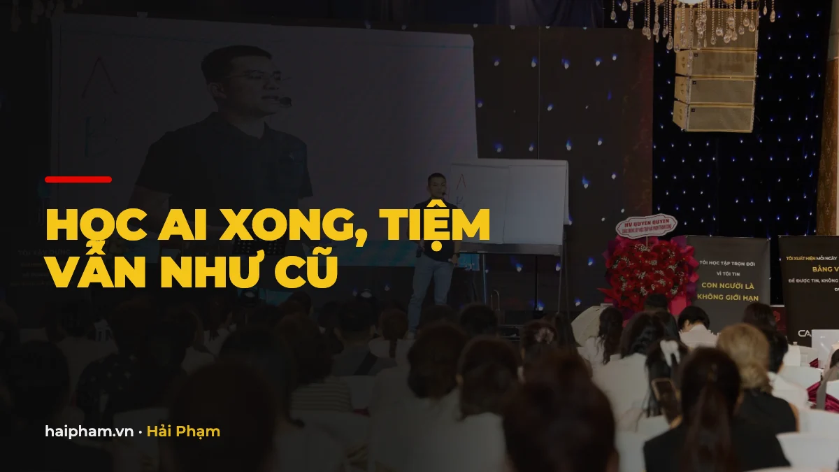 Cách áp dụng AI cho spa khi học xong vẫn đứng yên