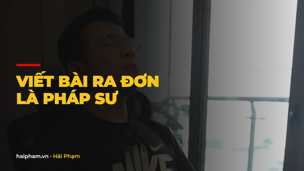 Chỉ viết bài mà ra đơn thì phải gọi là pháp sư