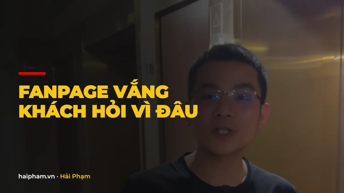 Fanpage của chị bình thường không có khách: gỡ ở đâu