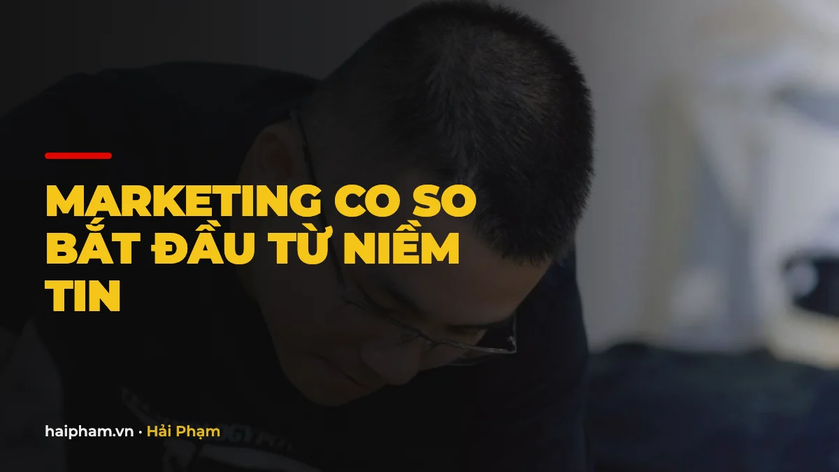 Marketing co so: làm sao để khách nhớ và quay lại
