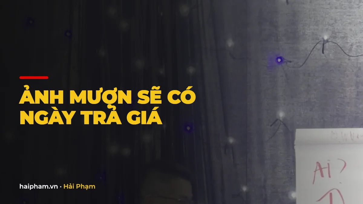 Người chủ những bức ảnh đó họ sẽ nói mình ăn cắp hình ảnh