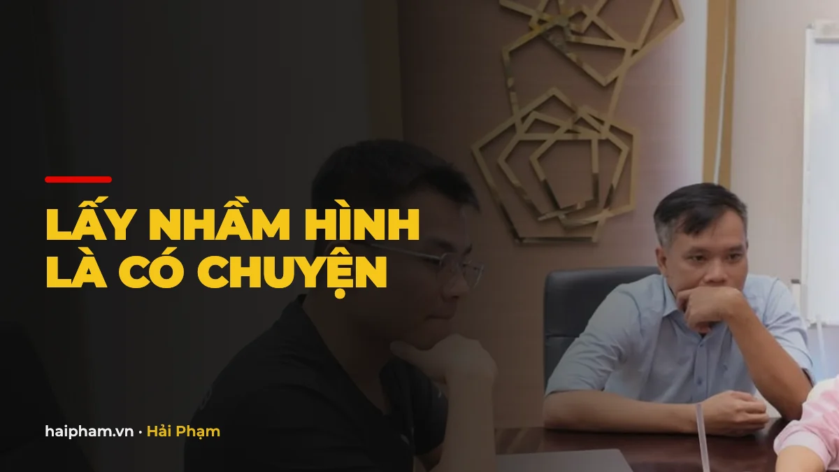 Sợ lấy nhầm hình ảnh của người ta vào làm video?
